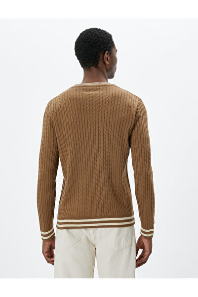 Koton Велосипедна яка Basic Трико Плетен - Плетен мотив и бие