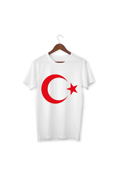 ALPŞAN TİCARET Tricou cu stea lunii Tricou cu steag turcesc 29 octombrie Tric...
