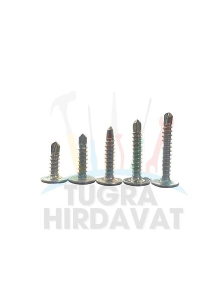 Std Rysb 3,9x13 Mm 100 Adet Beyaz Pul Başlı Matkap Uçlu Vida Otomatik Vida