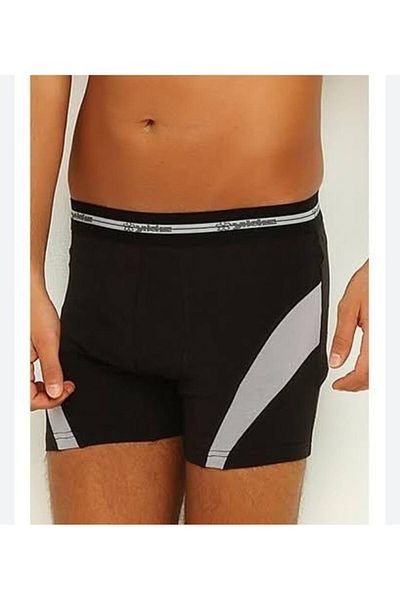 YILDIZ 116 Ανδρικό Μαύρο Comfort Modal Boxer 6 τεμαχίων