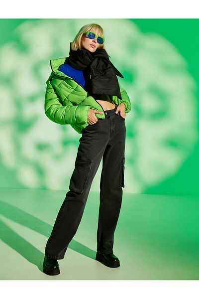 Koton Krátký límec Puffer Jacket