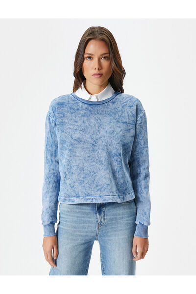 Koton Mikina Crew Neck Basic, pratelná