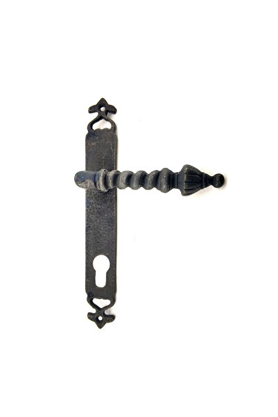 Skygo Antique Style Decorative Brass Burma Bathroom Door Handle - 247x35 mm, Oxide