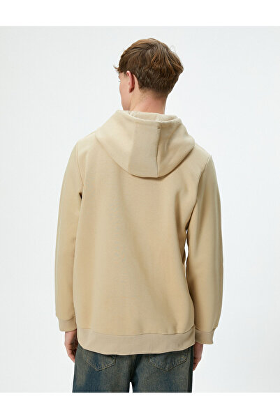 Koton Μπεζ ανδρικό φούτερ 4WAM70229MK
