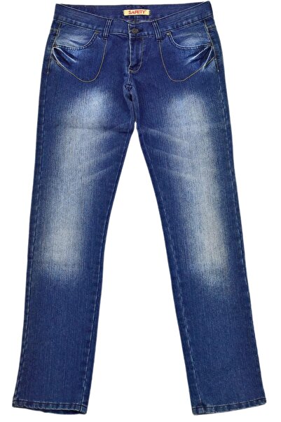 BAGLAN Γυναικείο τζιν παντελόνι με τσέπες SFF-0197