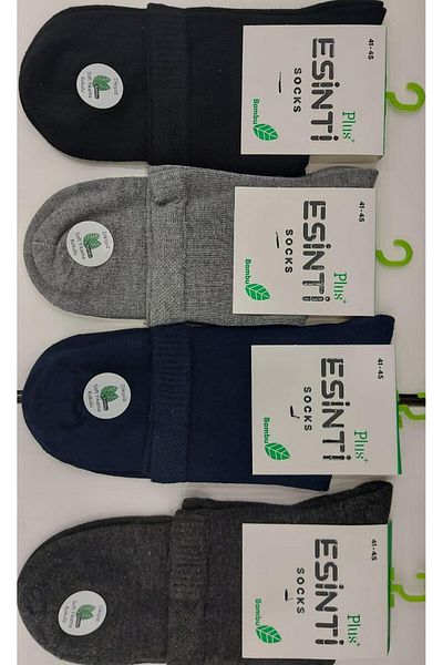 Esinti Мъжки къси бамбукови чорапи ESNTİ, 6 броя