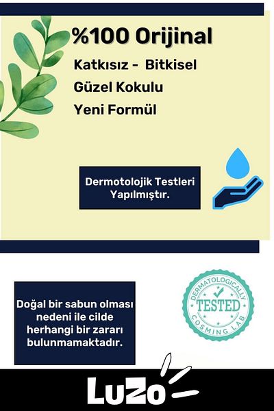 LuZo Premium Series 100% Natural Fragrance Facial Skin Balancing Organic Moisturizing Pine Tar Soap 2 Pieces