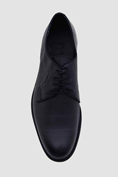 D'S Damat Ds Damat Lacivert Desenli Klasik Deri Ayakkabı