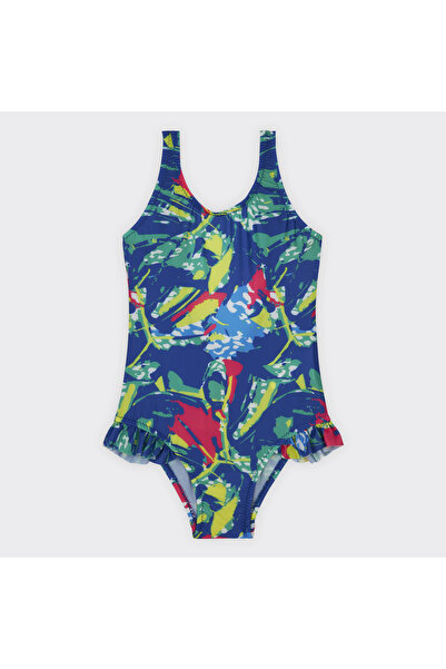 Panço Kız Çocuk Çok Renkli Mayo