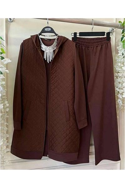 UMS CONCEPT Şahi̇n Quilted Vest Triple Set 1552-0001
