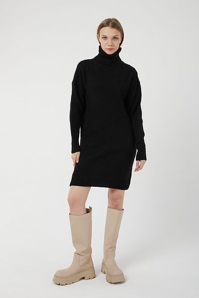 POODLE Rochie de tricotaj cu model Thessaloniki pentru femei