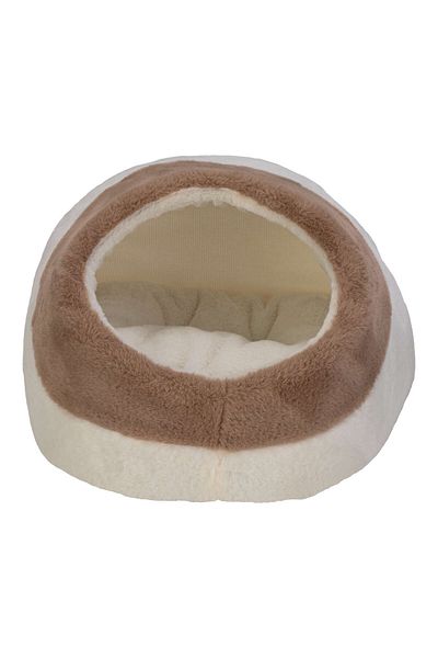 Pet Comfort Nest Cat Bed Ecru/Brown 40X40Cm Dpmah