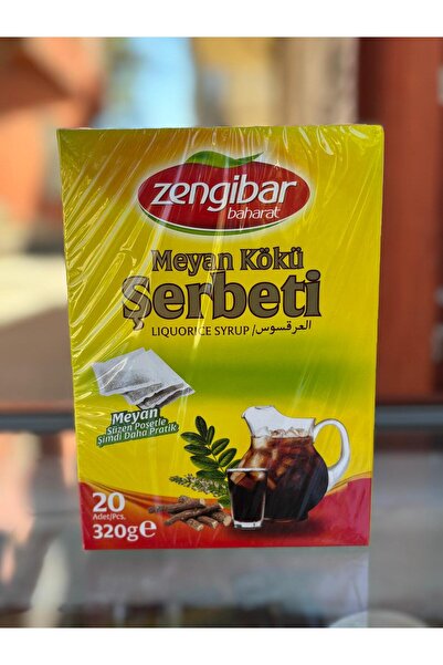 salepcizade Zengibar Meyan Kökü Şerbeti 20 adet zarf 320 gr.