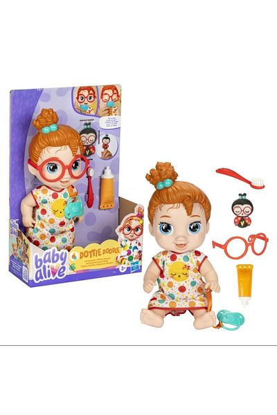 Baby Alive F9965 نموذج طفلي النائم ذو الشعر الأحمر