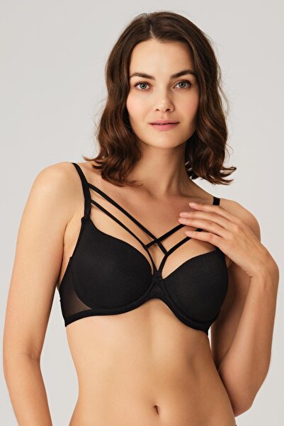 civetta Underwire-Free, Unpadded T-Shirt Bra with Detachable Straps and Neck Detail
