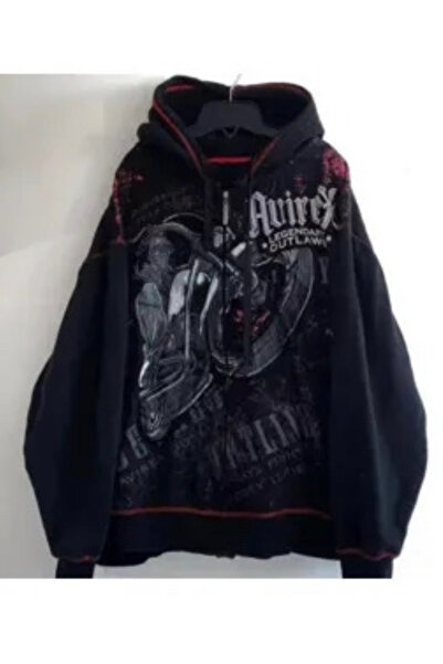 Köstebek Legendary Outlaws Cyber Grunge Motorcycle Kapüşonlu