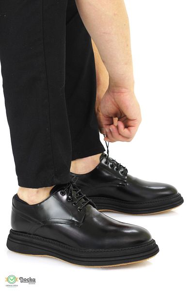 MARCOMEN Men's Genuine Leather - Semi Shiny Thick Sole Oxford Shoes Mr4K/Cs20280