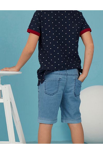 Ollie&Olla Hellblaue, verwaschene Jeansshorts für Jungen