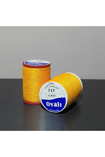 OYALI 4 Layers of Rayon Yarn Color Code:717 Orange