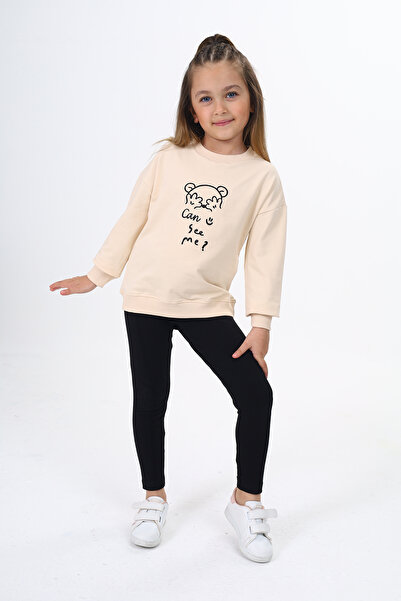 Toontoy Σετ κοριτσίστικο κολάν με κέντημα