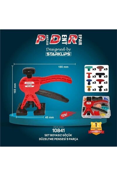 Genel Markalar Boyasız Göçük Düzeltme Set Çanta Pensesi