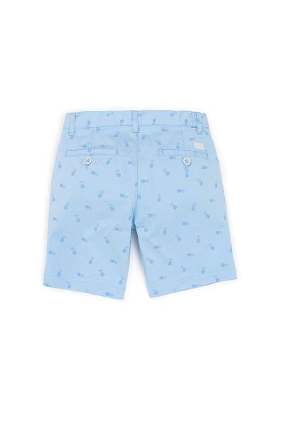 U.S. Polo Assn. Pantaloni scurți țesuți albastru deschis pentru băiat 50246195 -VR003