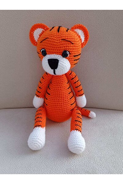 Toyscity Minik Kaplan Organik Örgü Oyuncak