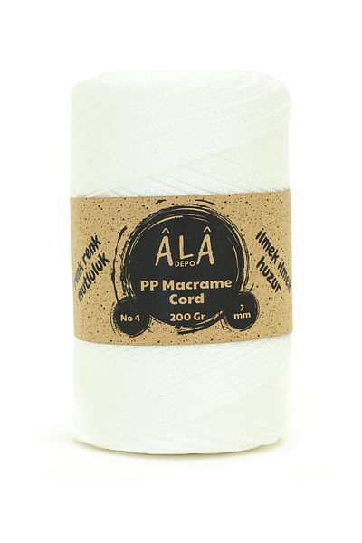 aladepo 200 Gr Polyester (Pp) Macrame Thread - 2mm Thread, Supla Thread and Bag Thread