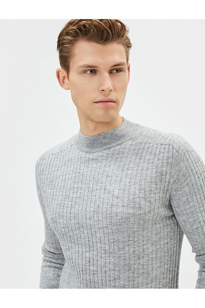 Koton Half Turtleneck Sweater Slim Fit Knitwear Long Sleeve