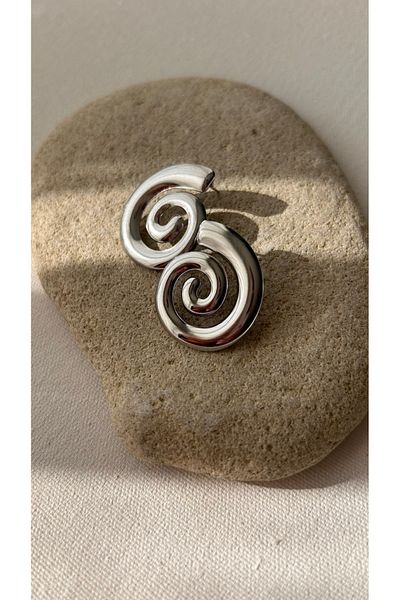 Doğaltaş Masalları Steel Earrings