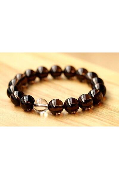 Alnis Atelier Dumanlı Kuvars Doğal Taş Bileklik