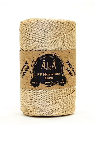 aladepo 200 g Πολυεστέρας (PP) Μακραμέ Σχοινί - Σχοινί 2mm, Σχοινί Supla και Σχοινί τσάντας