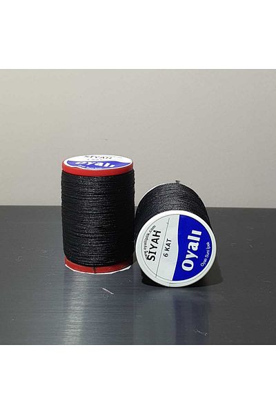 OYALI 6 Layers Rayon Yarn Color Code: Black
