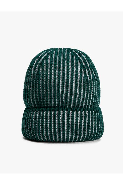 Koton Gestrickte Basic-Mütze mit detaillierten Details