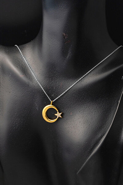 Bilezikci 22 Ayar Altın Ayyıldız Kolye Ucu