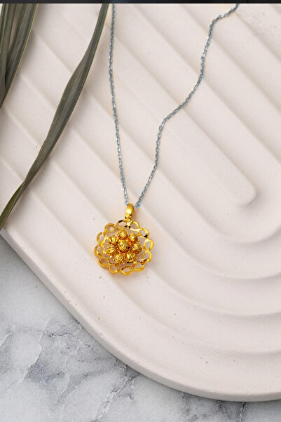 Bilezikci 22 Ayar Dorika Sonsuzluk Altın Kolye Ucu