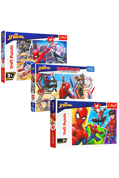 Trefl PUZZLE SET SPİDERMAN TEMALI 3+ YAŞ