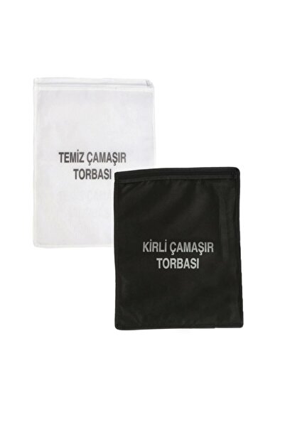 LEADER TRADE Kirli Ve Temiz Çamaşır Torbası Seti (toplam 4 Adet:2 Ad.kirli-2 ...