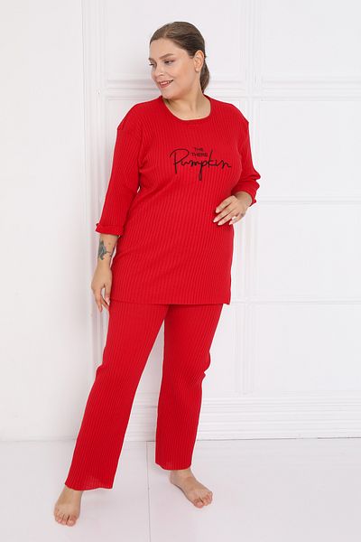 FAMES PİJAMA Camisole cu nervuri Bumbac Picior spaniol Noul sezon Mărime mare Îmbrăcăminte pentru casă