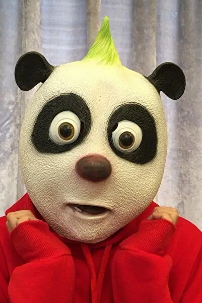 Giraffe Halloween Party Maske Uni Panda Cadılar Bayramı Korku Maskesi Latex A...