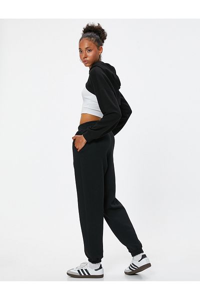 Koton Jogger Sweatpants Χαλαρή εφαρμογή ελαστική μέση με τσέπες