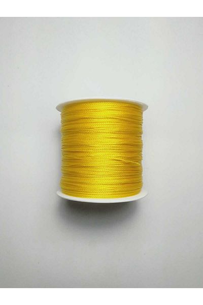 Eskişehir hobi sanat 0.6 mm 200 Meters Rosary String Yellow Color
