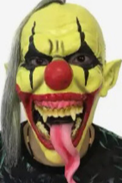 Giraffe Halloween Party Maske Palyanço Cadılar Bayramı Korku Maskesi Latex An...