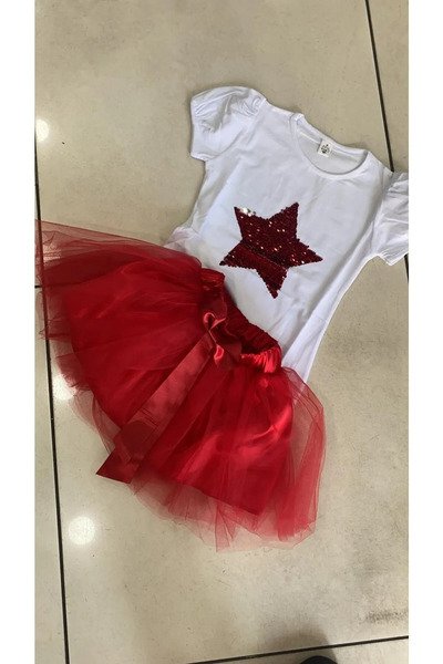 NOBLE STORE 23 أبريل 29 أكتوبر - تي شيرت وتنورة توتو للفتيات ملابس العرض NBL