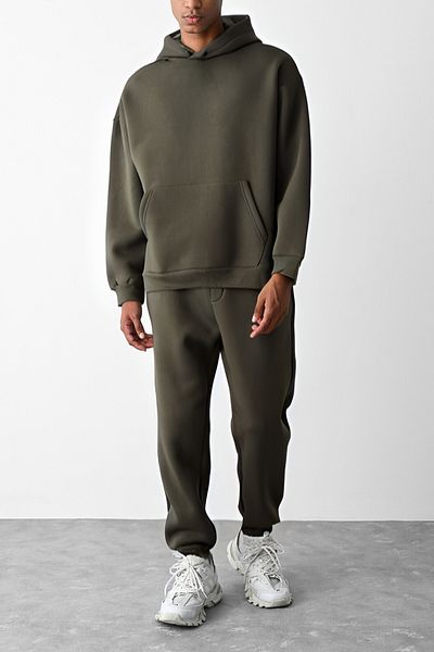 ruNadeS Men's Relax Fit Cotton Warm Winter Tracksuit Set.
