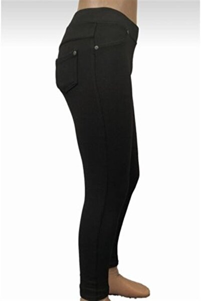 Dynamic Зимни черни клинове с джобове и плетена стоманена материя (147-149)