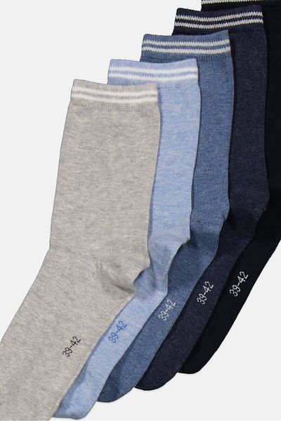 Tchibo Kids Boy 5 Pairs Knitted Crew Socks, Multicolor