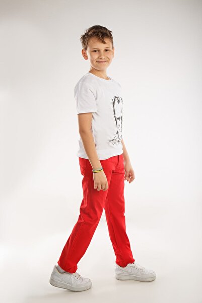 Nacar 23 Nisan 29 Ekim Kız Erkek Unisex Uygundur Kırmızı Pantolon Kilo 39) (boy 1.45cm)
