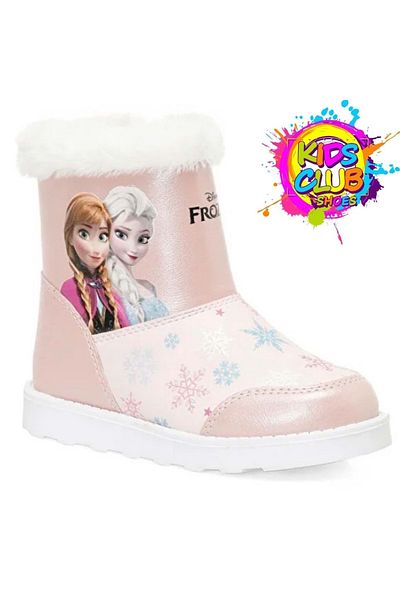 Frozen Παιδικές ορθοπεδικές μπότες χιονιού Pink Fında