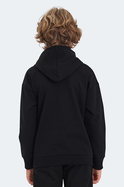 Slazenger Унисекс черен детски суитшърт - LETTO